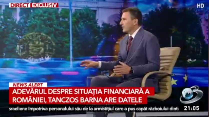 🔴 | 🎥 Tánczos Barna most élőben az Antena 3 műsorában.
🔴 | 🎥 Tánczos Barna acum live la Antena 3.