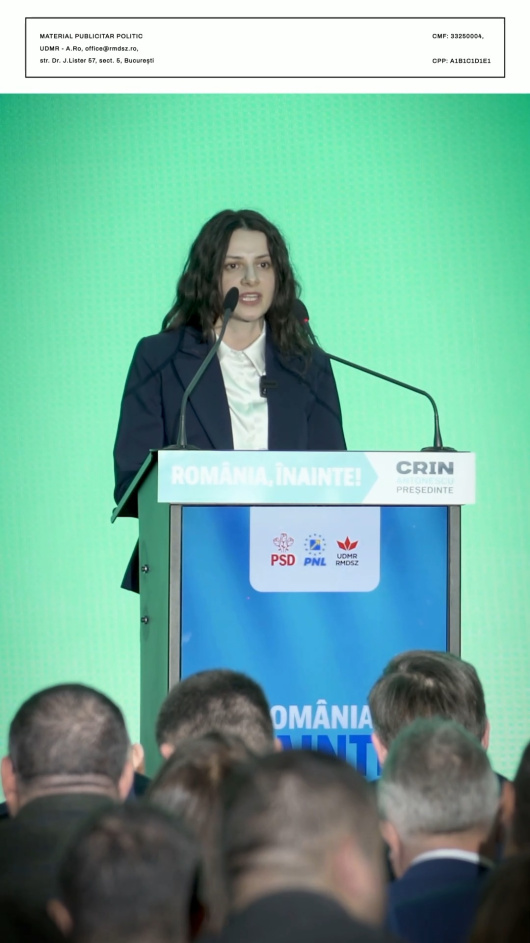 Alina a fiatalok nevében szólalt fel, és kihangosította a vágyaikat. Nekünk, az országnak és közösségünknek leginkább értük kell előre menni – és nem vissza a múltba! 