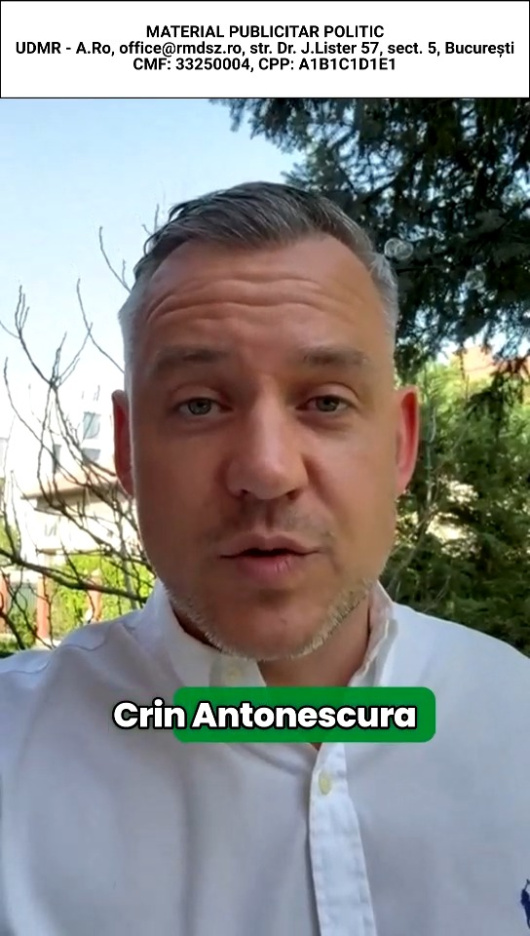 Crin Antonescu az egyetlen olyan jelölt, aki az erdélyi magyarok érdekeit figyelembe veszi, aki nem beszél félre és aki biztosítani tudja kormányzati munkánk folytatását!